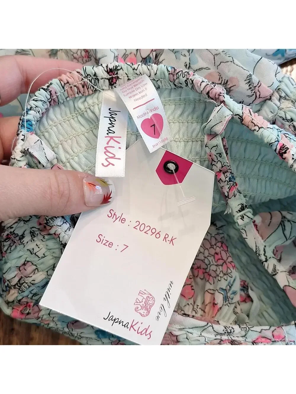 Nwt JapnaKids Floral Romper Size 7